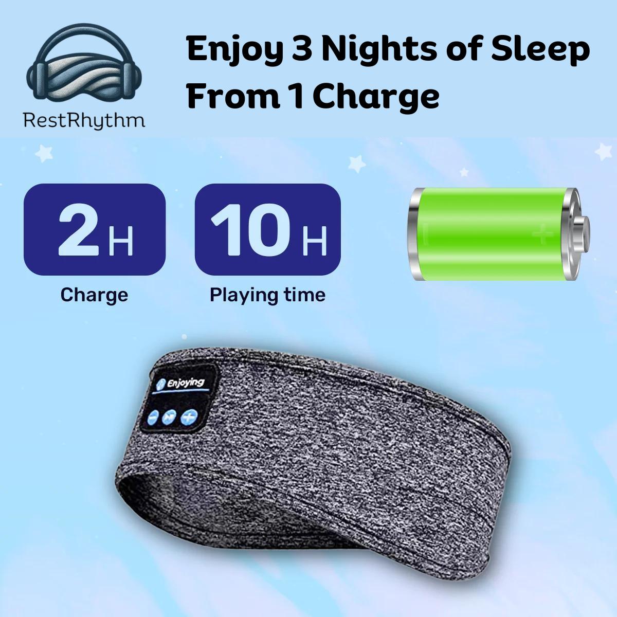 RestRhythm Sleep Headband Headphones